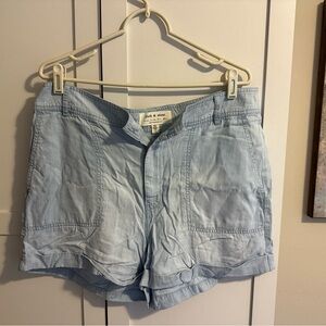 cloth & stone Pale Blue Women's Casual Jean Shorts